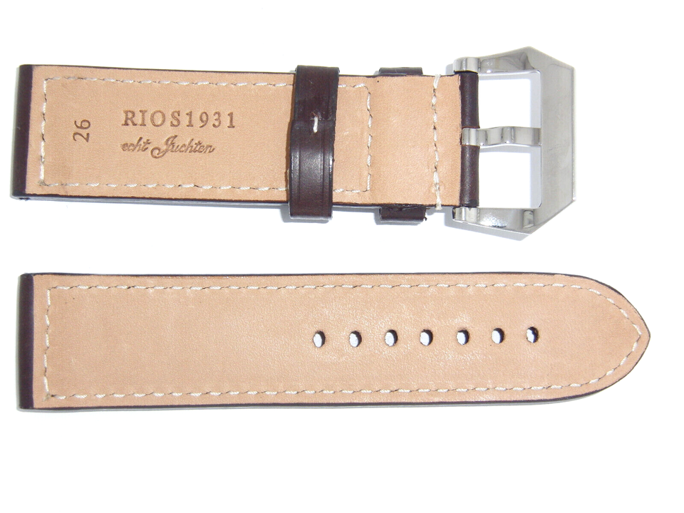 Bracelet De Montre En Cuir RIOS1931 Sagittaire - Fait Main En Allemagne - Style Vintage - Largeurs 18-22mm