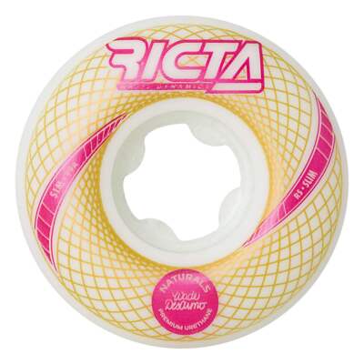 Ricta Wheels 51mm 99a Desarmo Vortex Naturals White Slim Skateboard Wheels