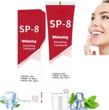 SP-8 Probiotic Whitening Toothpaste 2-Pack – Mint Mousse Deep Clean