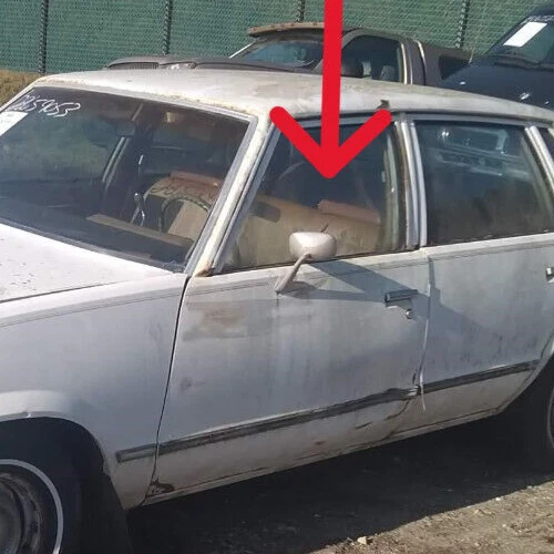 Malibú, Regal, Cutlass, etc. 4 puertas: 1978, 1979-1987, puerta delantera izquierda cristal Foto 2 de 4