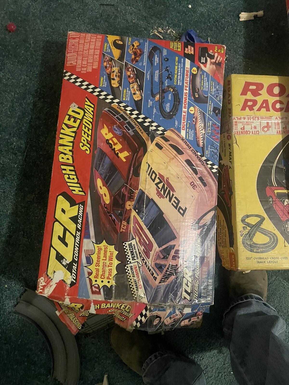 vintage slot car track sets eBay