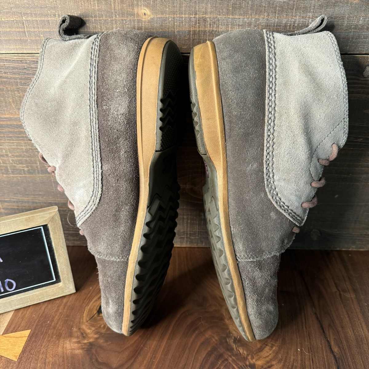 Mens Sorel Greely Gray Suede Lace‎ Up Comfort Chukka Ankle Boots Size 10 M GUC Mens Sorel Greely Gray Suede Lace Up Comfort Chukka Ankle  main image 4