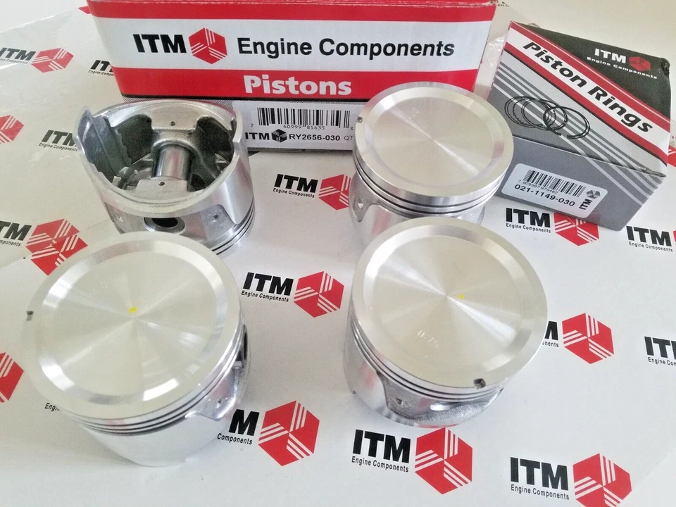 Pistons & Rings Set +030 O/S Fits Datsun L18, L20B 200SX, 610, 620, 710, 720 80 - Image 3 of 4