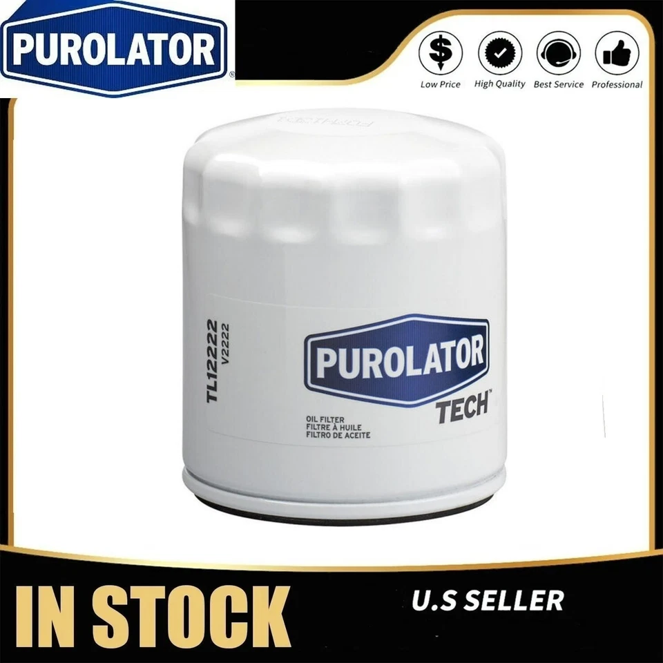 Сменный масляный фильтр двигателя PUROLATOR X2222 для Buick Chevy GMC Jeep Ram - Изображение 2 из 4