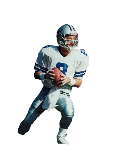 NFL 1992 Dallas Cowboys Troy Aikman Huddle America's Team Color 8