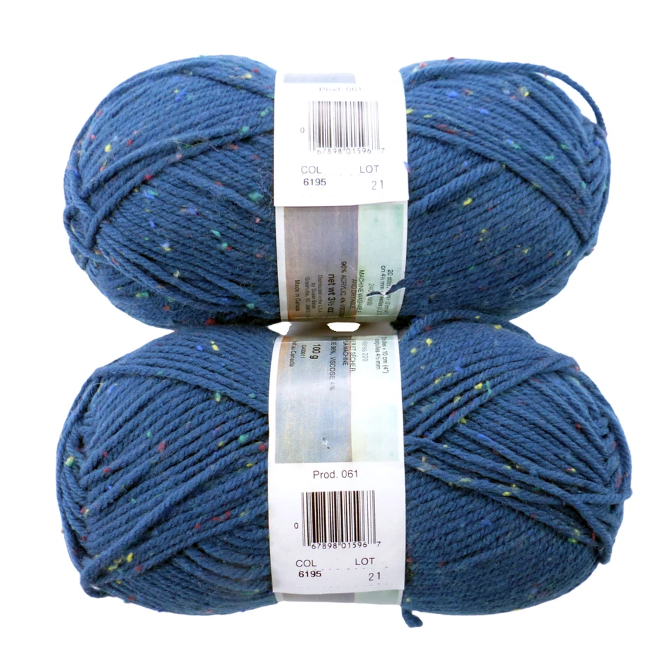 Lote de 2 Patones Canadiana Tweeds Tejer Peor Tricot Modo Hilo #6195 Lote 21 Foto 3 de 4