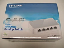 TP-Link TL-SF1005D 5-Port 10/100Mbps Fast Ethernet Desktop Switch