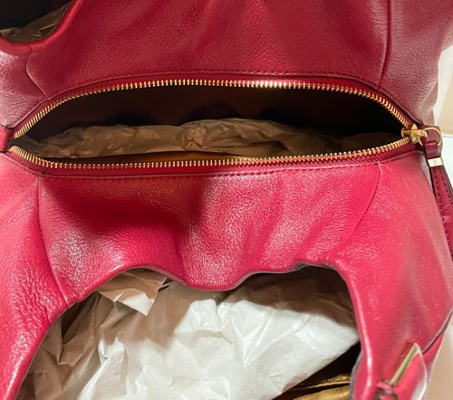 COACH NWT Madison Leather Phoebe Purse Handbag Scarlet Red #26224 Beautiful - Picture 17 of 17