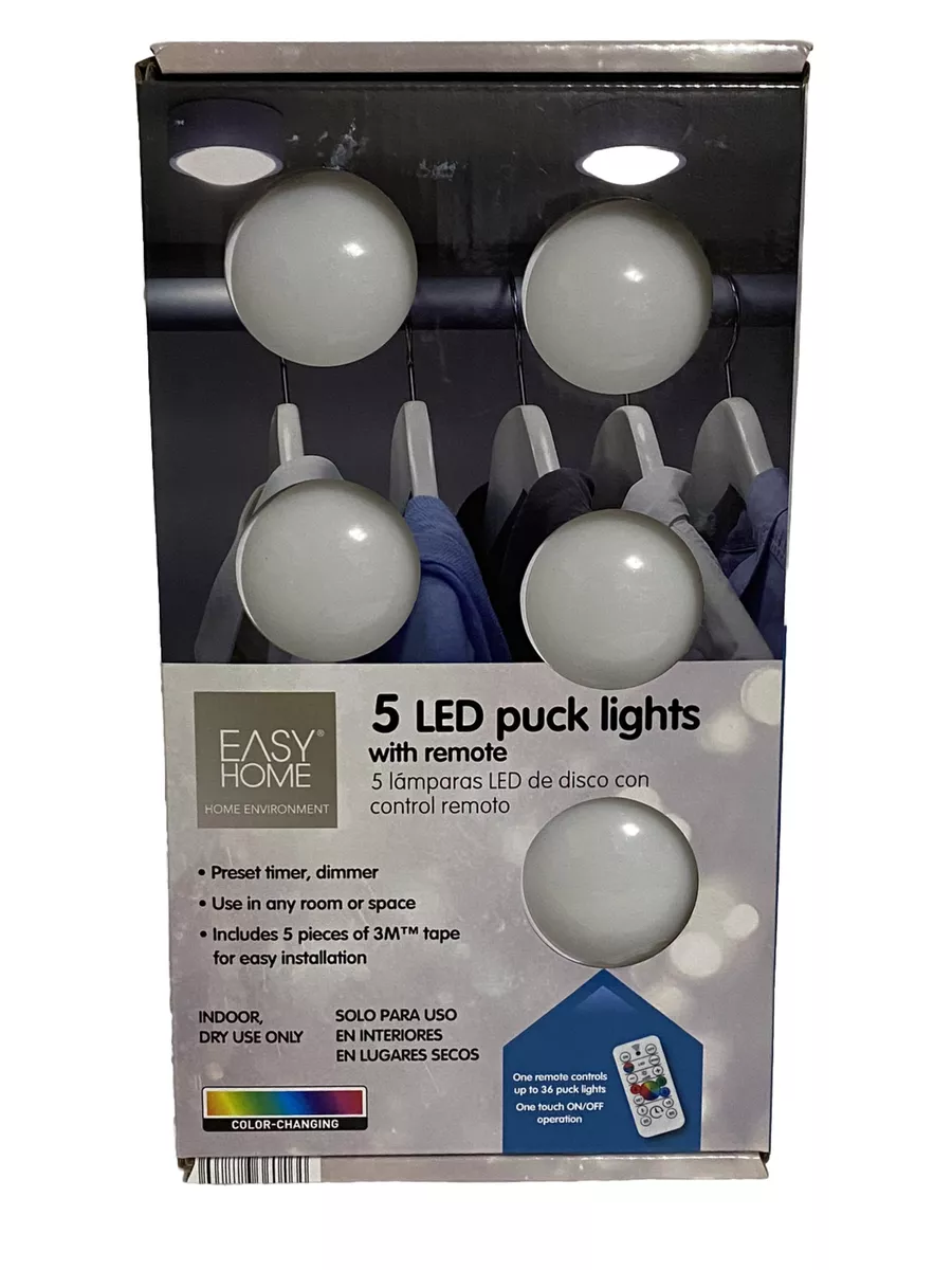 Easy home 5 led puck lights deals