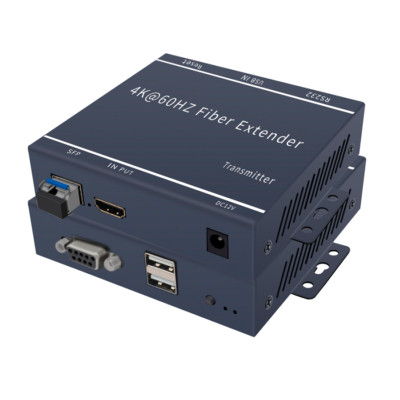 Up to 20KM,  4K@60Hz HDMI Optical Extender SFP MSA SC Fiber Support RS-232
