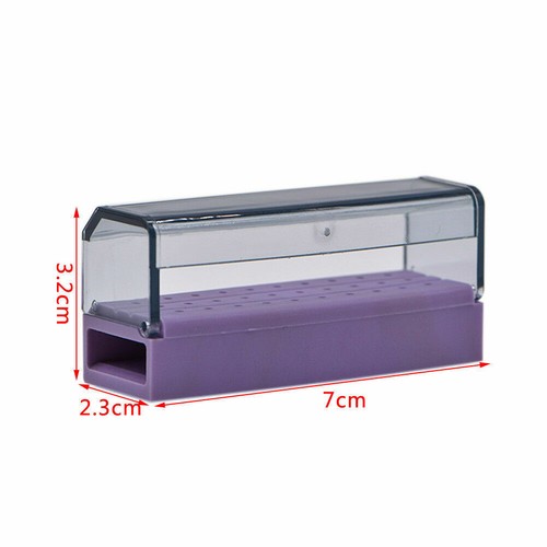 Dental Bur Drill Block Case Placement Disinfection Holder Plastic Box 30/60 Hole - Picture 18 of 33