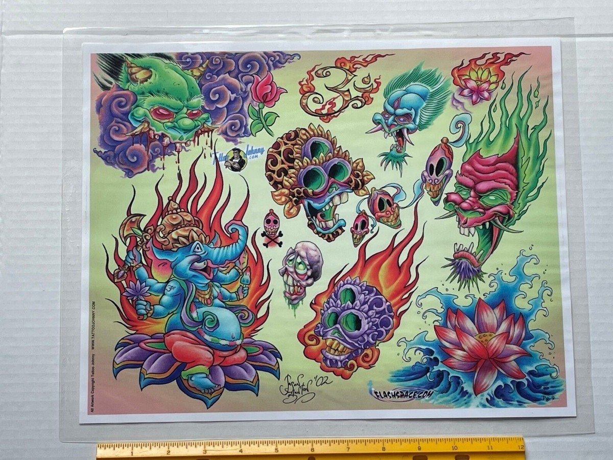 Revisited 　A Tribute to Flash 　タトゥ－デザイン集 tattooflashbooks.com - Revenant - Revisited: A Tribute to