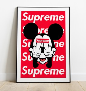 supreme wall poster