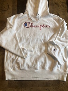 red white and blue champion hoodie