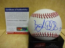 BRAXTON DAVIDSON ATLANTA BRAVES ROOKIE GRAPH SIGNED M.L. BASEBALL PSA RG10057