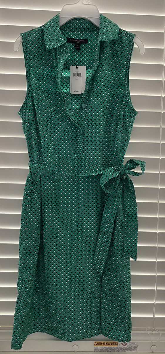 banana republic green shirt dress Utility Overdye Cotton Shirt Dress