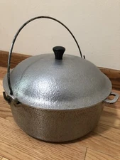 Vintage Club Hammercraft 4-1/2 Quart Aluminum Dutch Oven w/ Lid Camping Pot