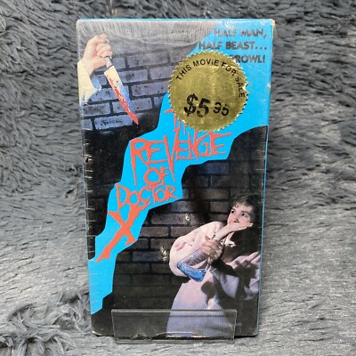 The Revenge of Doctor X VHS Tape aka Venus Flytrap Ed Wood Rare