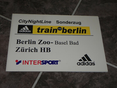 ZLS CNL Sonderzug ''train to berlin'' - adidas - Intersport