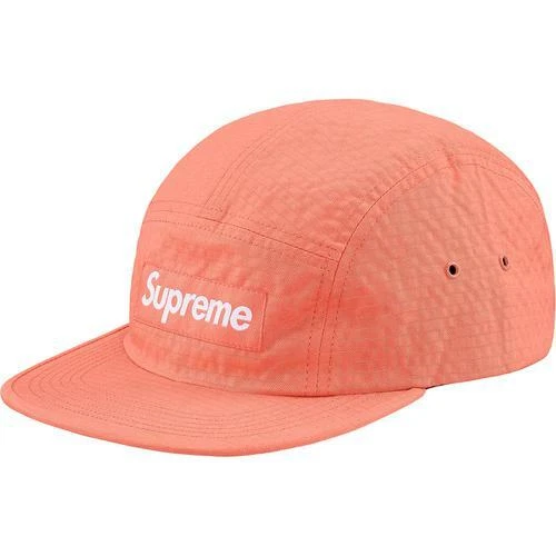 Supreme Overdyed Ripstop Camp Cap Pêche taille unique F/W 17