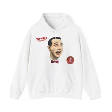 Retro Pee-wee Herman Unisex Hoodie - PeeWee’s Playhouse Art Hooded Sweatshirt