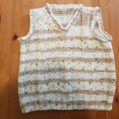 Handarbeit Strickweste Jungen