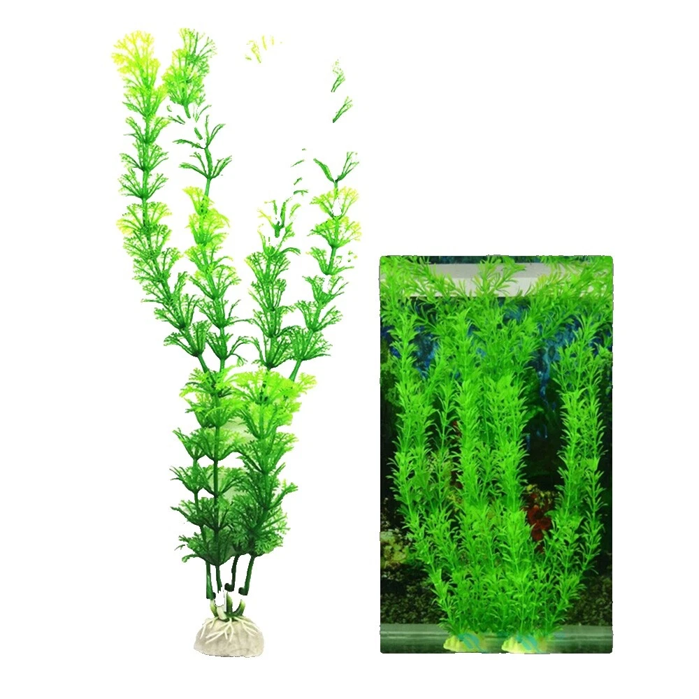 Todos los tipos de Agua Acuario de cerámica Plantas de Plástico