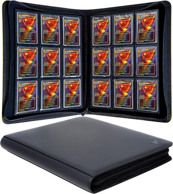 Toploader Binder - Holds 288+ Top Loaders for Cards, 9 Pocket Top Loader Bind...