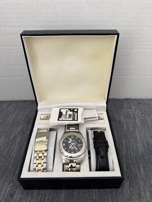 Disney Mickey Mouse Silhouette Men s Quartz Watch by Time Works Japan Box Set