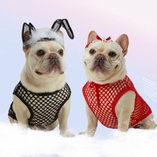 1Pcs Pet Mesh Vest Pet Sleeveless Clothes Summer Thin Dog T-shirt Pet Supplies