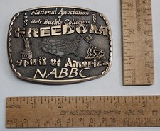 National Associal of Belt Buckle Collectors - d - belt BUCKLE - listing 7357