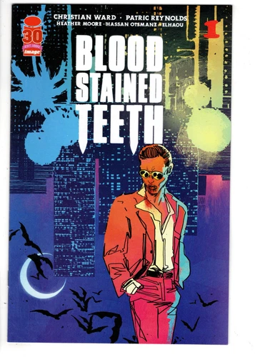 BLOOD STAINED TEETH #1 (2022) - GRADE NM - CADENCE EXCLUSIVE SIMPSON VARIANT!