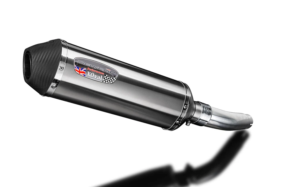 Triumph Sprint ST 955i 98-05 Kit de silenciador de escape de acero inoxidable X-Oval de 13,5" Foto 2 de 4