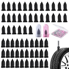 60 Pcs Tire Repair Screws, Tire Repair Rubber Nail, Screw in Tire Plugs,Quick...