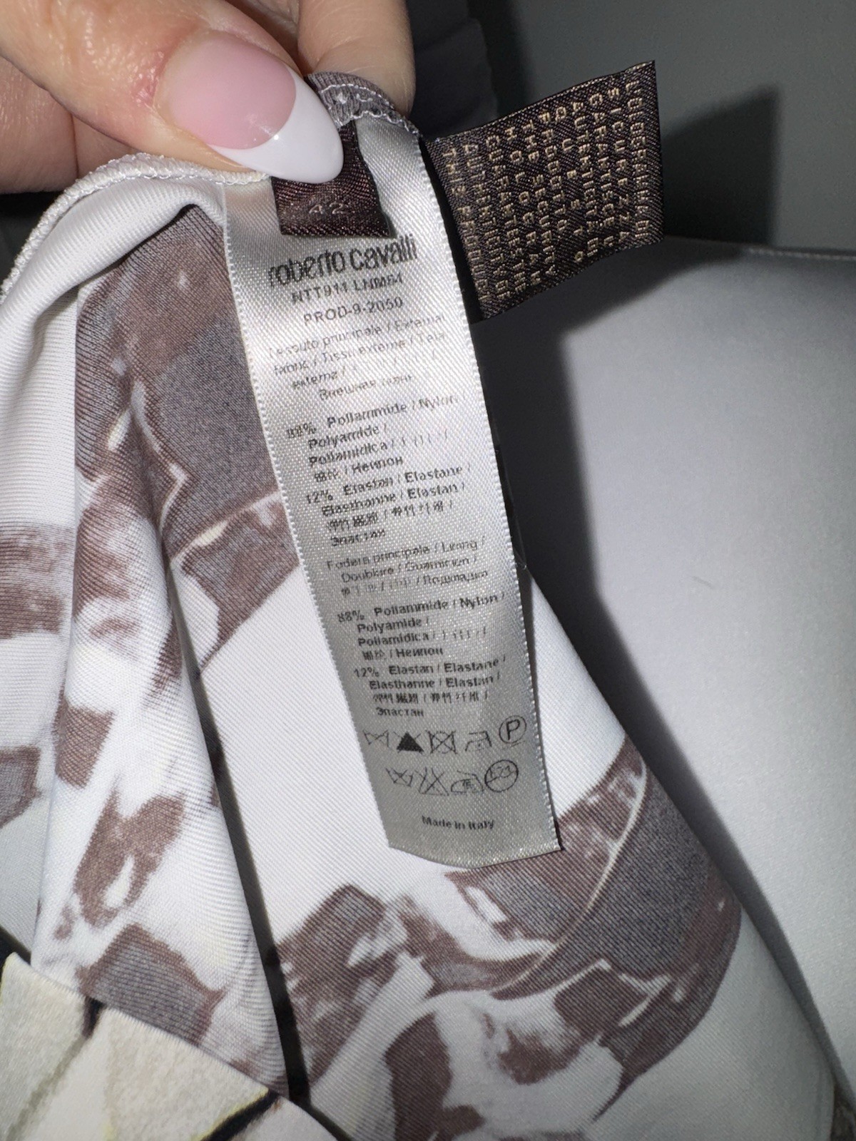 Roberto Cavalli Geometric Python Print Mini Dress… - image 7