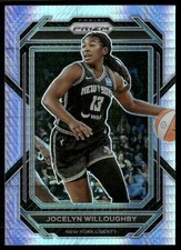 Jocelyn Willoughby 2023-24 Panini Prizm WNBA Hyper Prizm New York Liberty #49
