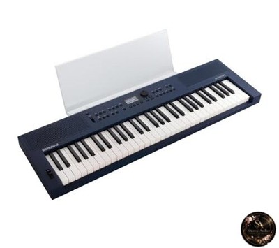 Roland GO:KEYS 3 Digital Keyboard Midnight Blue (GOKEYS3-MU) with MRGKS3/5 Music