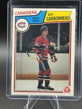 1983-84 O-Pee-Chee - Guy Carbonneau #185 Rookie Card. rookie card picture