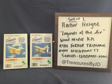 Harbor Freight Legends of the Air Wood Model Kits Fokker Triplane & Nieuport 17