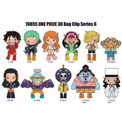 One Piece Series 6 3D Foam Bag Clip | eBay