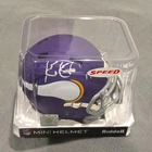 Minnesota Vikings Autographed Original Collectible Football Mini Helmet Signed