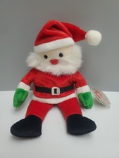 Rare Retired TY Beanie Babies - 1998 Santa Holiday Christmas 9" with Tags E 