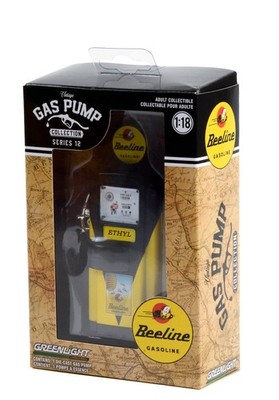 1948 Wayne 100-A Gas Pump Beeline Yellow Vintage Gas Pumps by Greenlight 14120-A