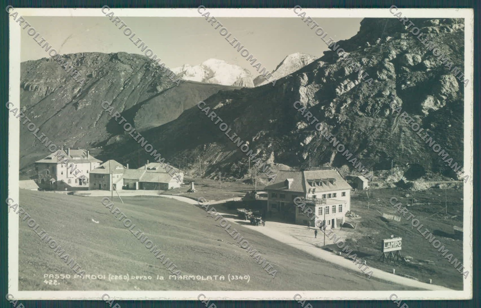 Trento Canazei Passo Pordoi Marmolada Foto cartolina ZC4246