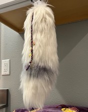 Realistic Arctic Fox Tail Faux Fur Therian Gear Otherkin Furry Cosplay Quality