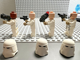 LEGO Star Wars Minifigure -Snowtrooper w/ Dark Tan hand Lot of 4-SW1181 / SW1102