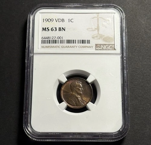 1909 Lincoln Wheat Cent — NGC MS63 BN 🔥
