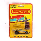 Vintage 1981 Matchbox London Holiday Celica GT #25 Die-Cast Vehicle by Lesney