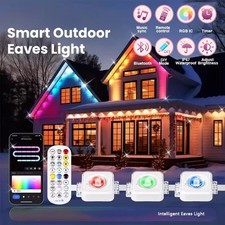 50ft 100ft 150ft Smart RGBIC Permanent Outdoor Lights Waterproof App Control