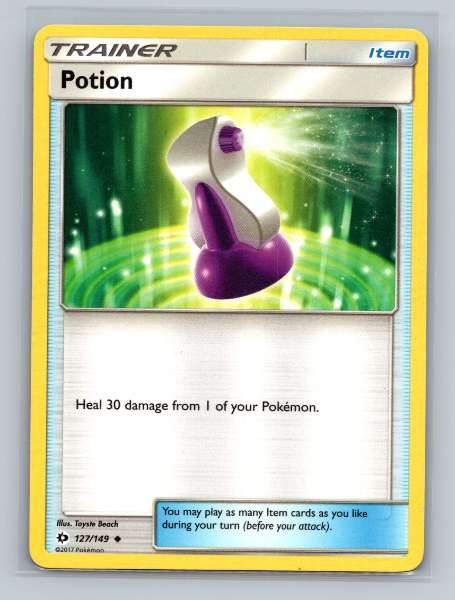 Potion 127/149 Sun & Moon Base Set Common NM Pokemon TCG